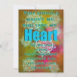 Ta mitt hjärta inbjudningar