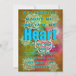 Ta mitt hjärta inbjudningar