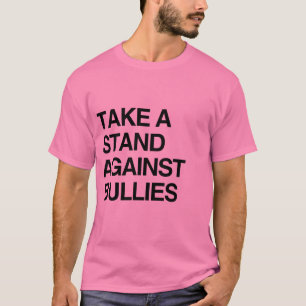 TA MOT STÅND MOT MOBBare -> Stå upp mot mobbning T Shirt