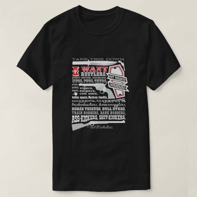 Ta ner det här jag vill ha bländsadel t shirt (Design framsida)