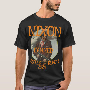 Ta nned Vila & Redo NIXON 2028 President T Shirt