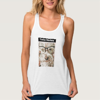 Ta Notes Väster Highland Terrier-Hund, Tanktop Linne Med Racerback