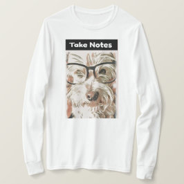 Ta Notes Westie Long-Sleeve Shirt T
