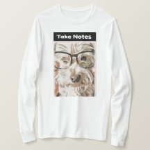 Ta Notes Westie Long-Sleeve Shirt