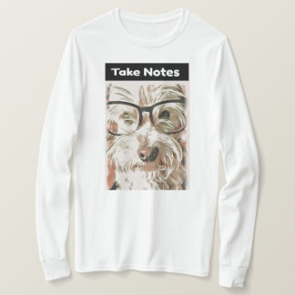 Ta Notes Westie Long-Sleeve Shirt T Shirt