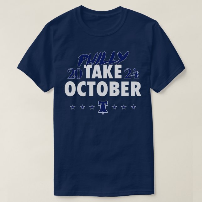 Ta oktober Philadelphia Baseball Design Mugg T Shirt (Design framsida)
