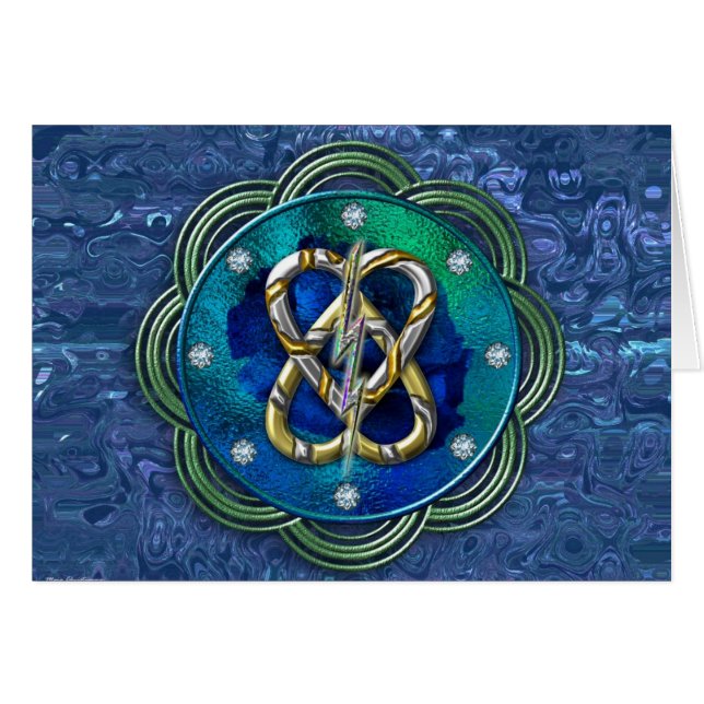 Ta omsorg av GUD affär! Hälsningskort (Framsidan Horizontal)