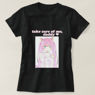 Ta omsorg av mig, pappaskjorta tee shirt