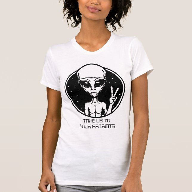 Ta oss till dina patrioter t shirt (Framsida)