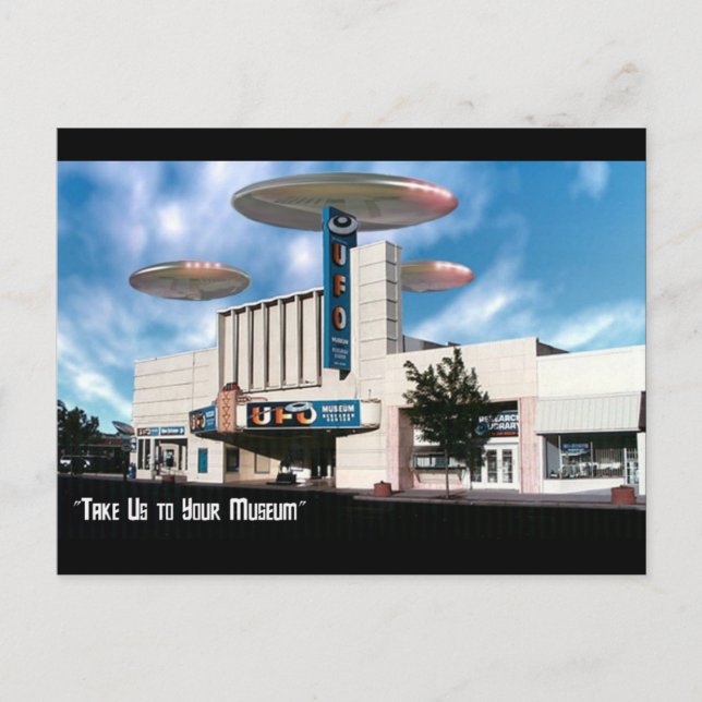 Ta oss till ditt museum vykort (Framsida)