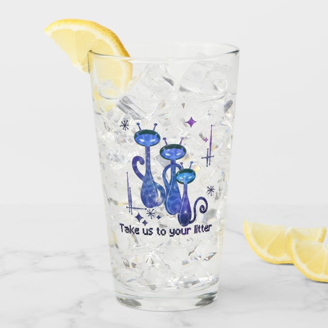 "Ta oss till ditt strö" Glaskopp (Framsida Ice)