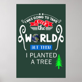 Ta över planerad stor Träd Poster