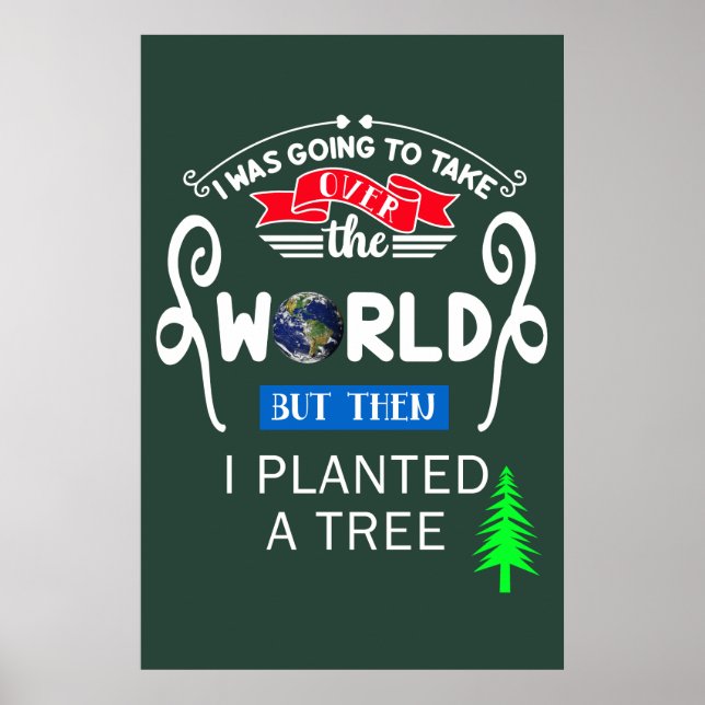 Ta över planerad stor Träd Poster (Framsidan)