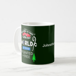 Ta över planerad Träd ditt namn Kaffemugg