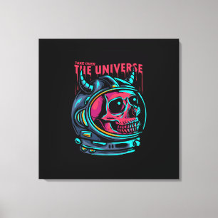 Ta över universum sträckt canvastryck