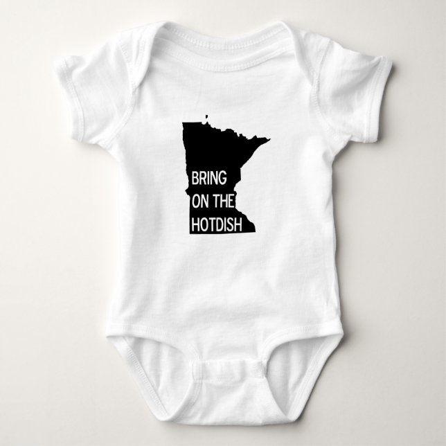 Ta på dig den hotell-Funny Minnesota Infant Shirt Tee (Framsida)