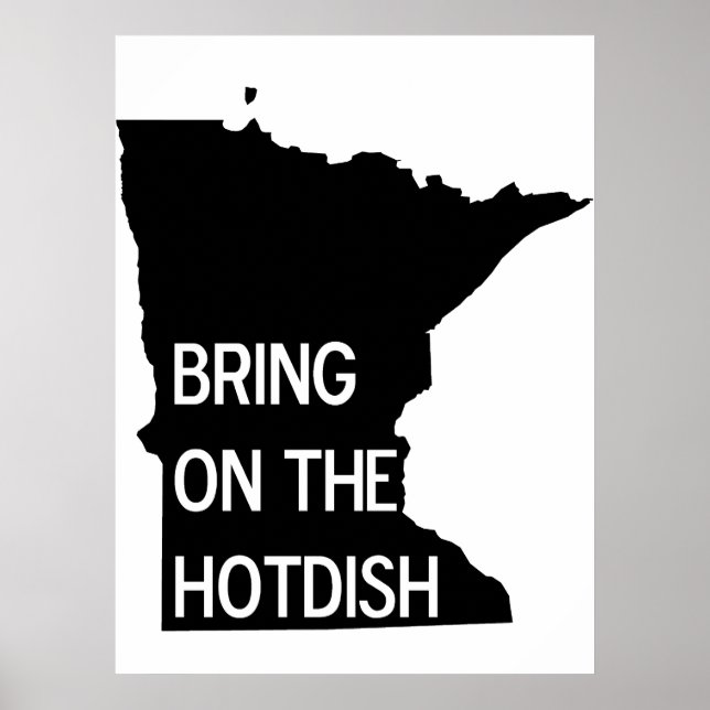Ta på dig hotell Funny Minnesota Poster (Framsidan)