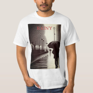 Ta på dig regnet i Stil med vår Manar Umbrella T Shirt