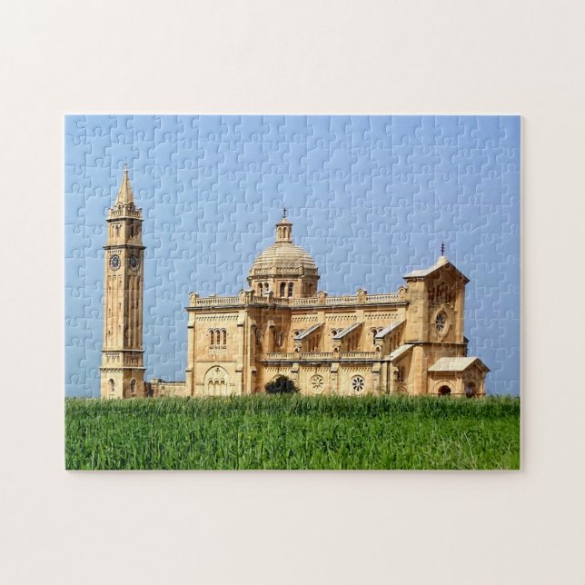 Ta Pinu Sanctuary, Gharb, Gozo Island Pussel (Horisontell)