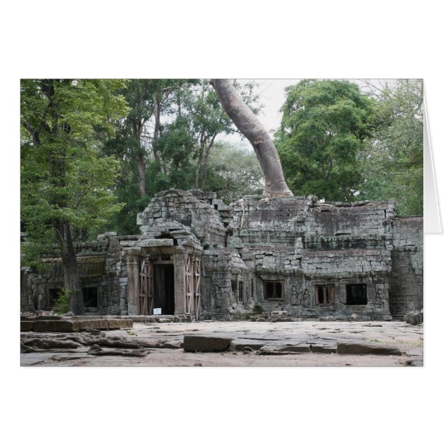 ta prohm front hälsningskort (Framsidan Horizontal)