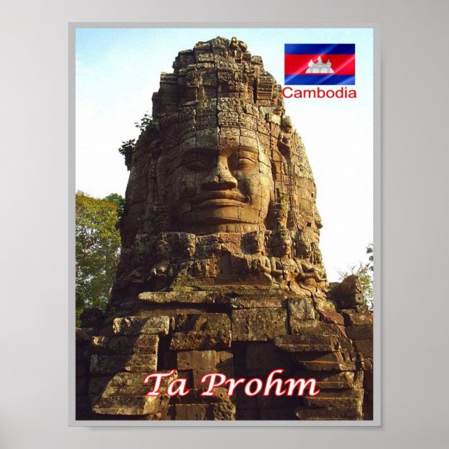 Ta Prohm - Kambodja - Poster (Framsidan)