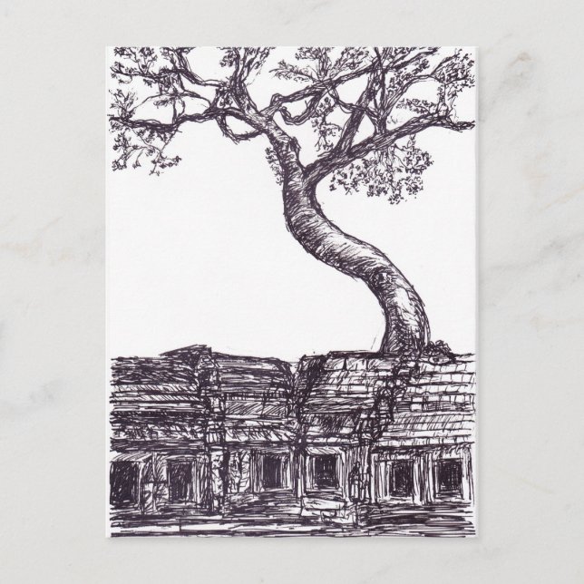 Ta Prohm, Siem RAP Vykort (Framsida)