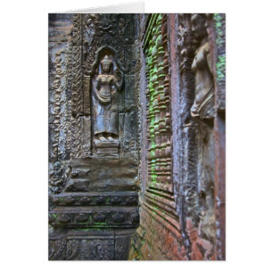 Ta Prohm-templet, Siem Reap-provinsen, Kambodja 2 Hälsningskort