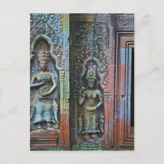 Ta Prohm-templet, Siem Reap-provinsen, Kambodja Vykort