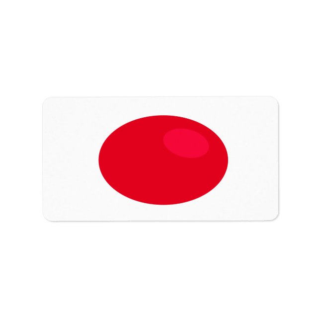 Ta RED-pillret Adressetikett (Framsidan)