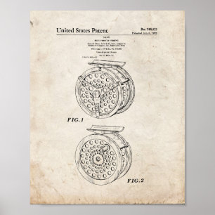 Ta reda på Flygfiskets patent - gammalt utseende Poster