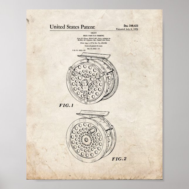 Ta reda på Flygfiskets patent - gammalt utseende Poster (Framsidan)