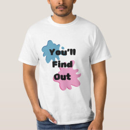 Ta reda på Rosa och Blå Stänk T Shirt