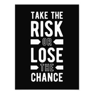 Ta riskmotivation fototryck