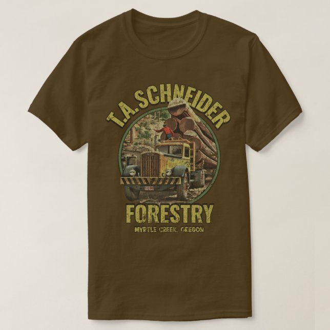 TA Schneider Forestry T Shirt (Design framsida)