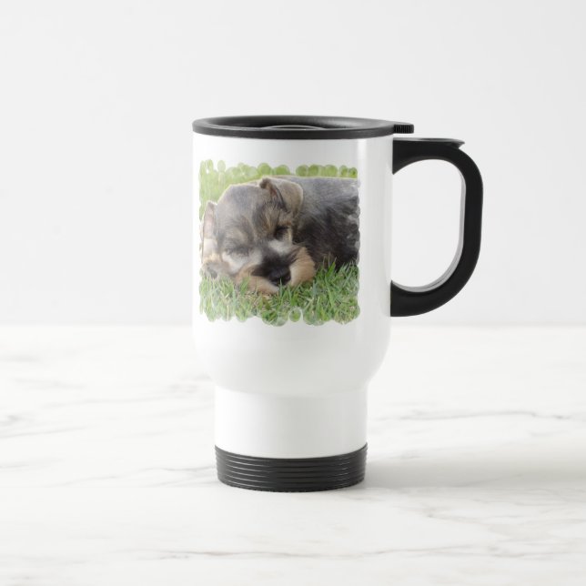 Ta sig en lur Schnauzertravel mug Resemugg (Höger)
