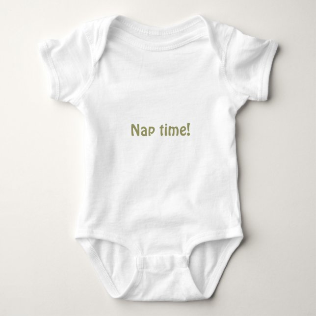 Ta sig en tupplur Time! Organiska Onsie T-shirt (Framsida)