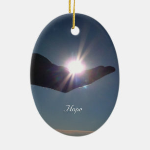 Ta solsken, hopp och inspiration med dig! julgransprydnad keramik