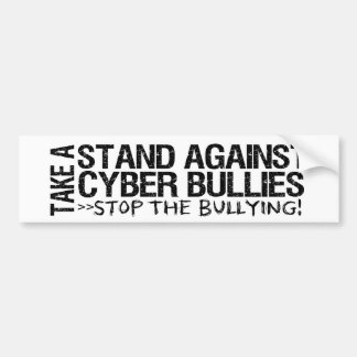 Ta ställning mot cyberkulor, stötfångare bildekal