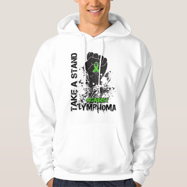 Ta ställning mot lymfom sweatshirt (Framsida)