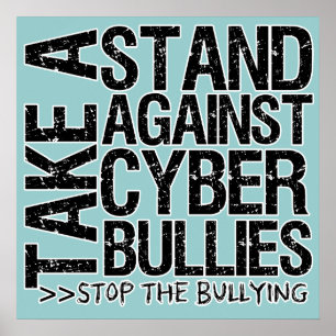 Ta ställning mot Poster av cyberkulor