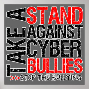 Ta ställning mot Poster av cyberkulor