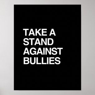 TA STÅND MOT BULLIES POSTER