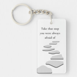 Ta steget nyckelring