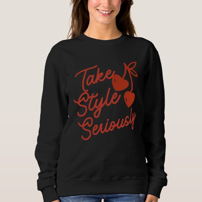 Ta stilen på allvar t shirt (Framsida)