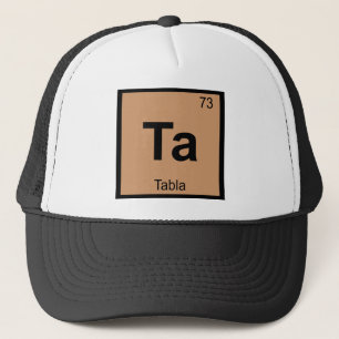 Ta - Tabla Musik Kemi Periodiska Systemets Symbol Keps