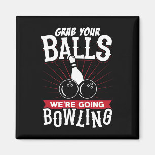 Ta tag i Vi ska Bowla - Bowling Tröja Magnet