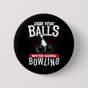 Ta tag i Vi ska bowla - Bowlingtröja Knapp