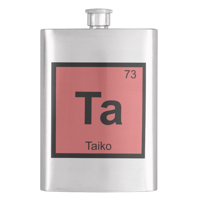 Ta - Taiko Musik Kemi Periodiska Systemets Symbol Fickplunta (Framsidan)