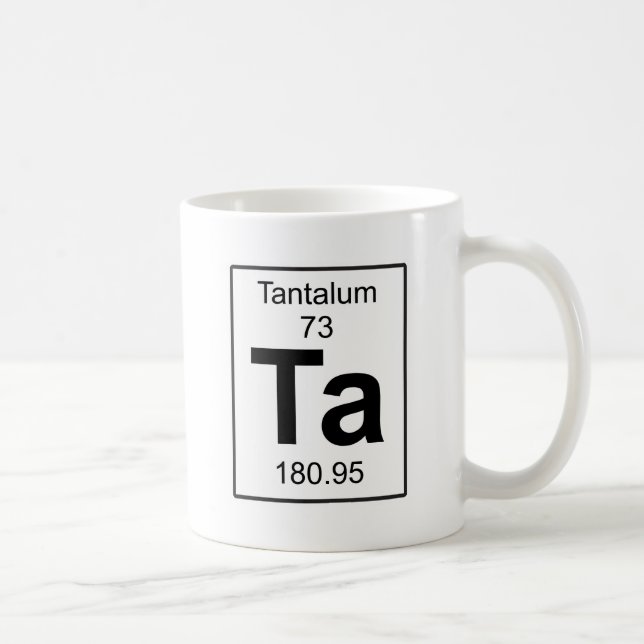 Ta - Tantalum Kaffemugg (Höger)