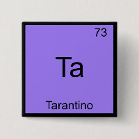 Ta - Tarantino Funny Chemistry Inslag-symbol Tee